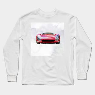 Vintage Alfa Romeo in watercolor Long Sleeve T-Shirt